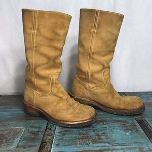 Frye Sherpa Lined Suede Boots with Gum Sole